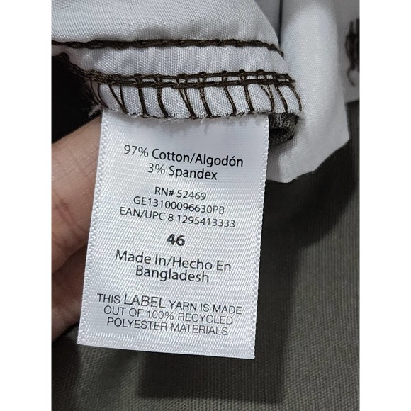 George At The Knee Men's Cargo Short Green Camo Size 46 NEW - Picture 10 of 10